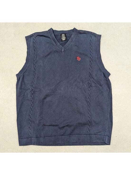 Nike Other - Y2K Nike Golf University of Denver Navy Blue sweater vest